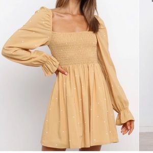 Petal + Pup Pryor Mustard dress